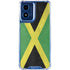 Jamaica Flag Distressed Moto G Play 4G (2024) Clear Case